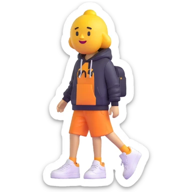 fashion emoji, streetwear, cool sneakers, fashionable attitude sticker