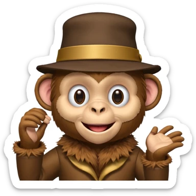 Monkey puppeteer  sticker