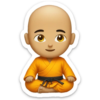 shaolin monk show sticker