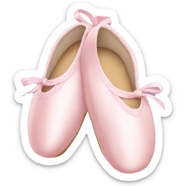 Ballet shoes sticker