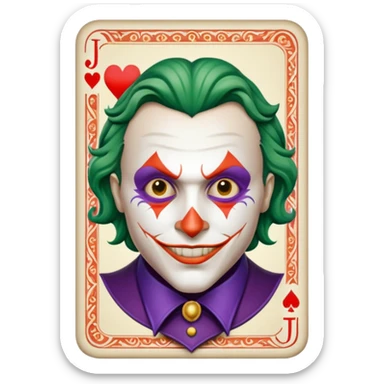 joker's card sticker