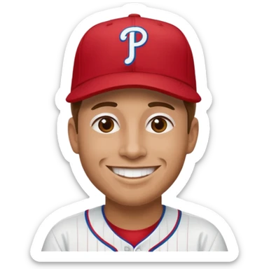 Phillies fan sticker