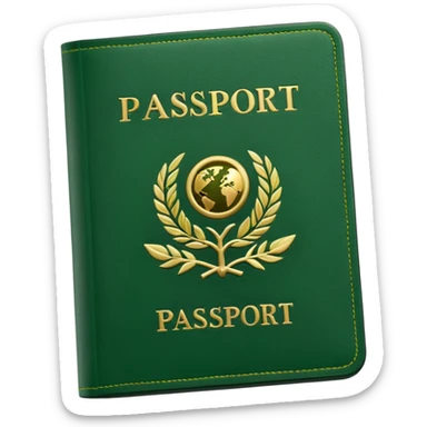 green Passport sticker