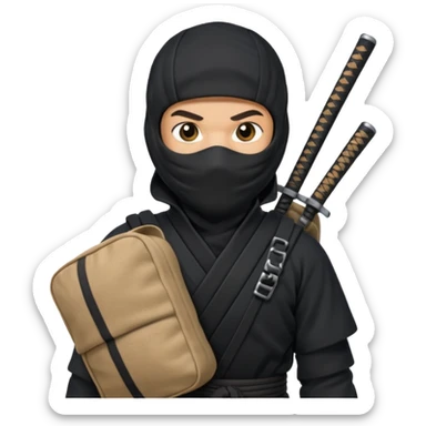 Ninja camino santiago sticker