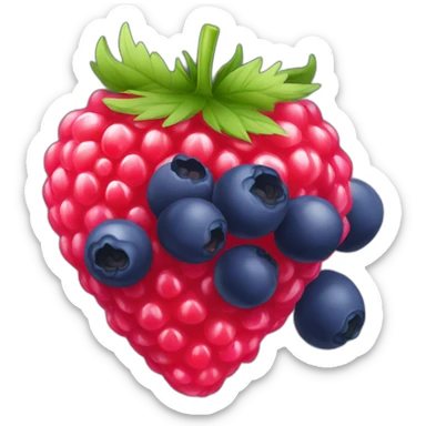 Framboise-fraise-myrtille sticker