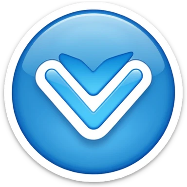 Create a instagram verified blue tick sticker