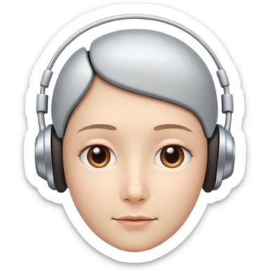 AI Call Agent human-like AI face, warm, calm and friendly, not robotic, not technical. 
Soft human AI face with a listening, welcoming expression, minimal facial lines, calm eyes. sticker