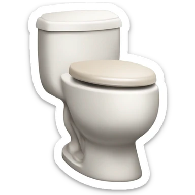 bald skibidi toilet sticker