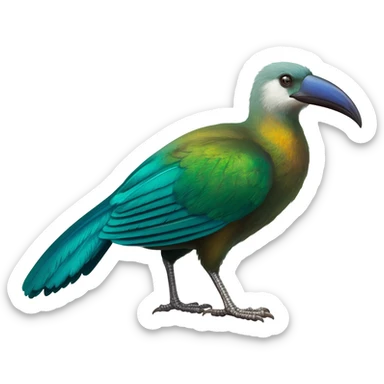 Colorful Exotic Tropical Trico-Vernid-Fionbri-hybrid (full body) sticker