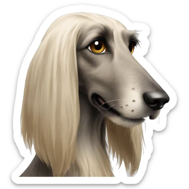 Afghan Hound sticker