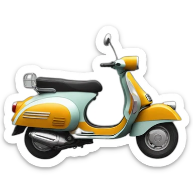 Vespa granate sticker