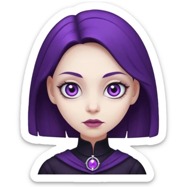 purple mutant woman sticker