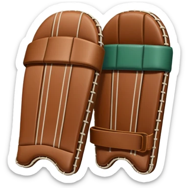 cricket pads sticker