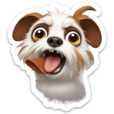 gizmo looking frightened sticker