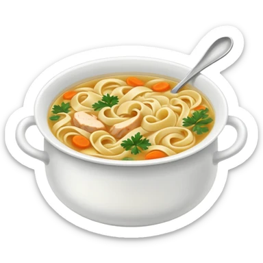 chicken noodles sticker