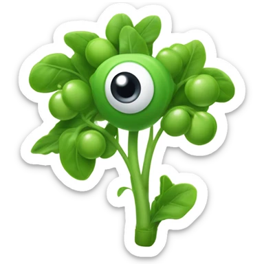 Pea shooter sticker
