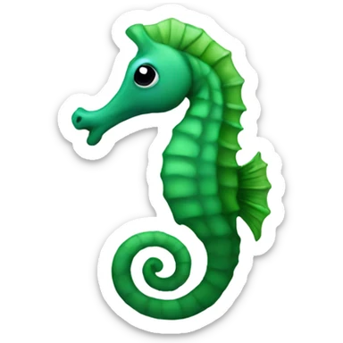 seahorse sticker