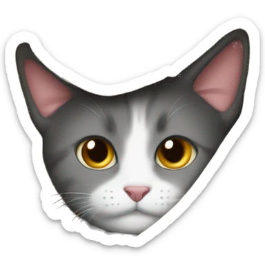 a Cat under a Blanket sticker