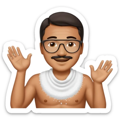 Salt baes hands as he does the salt thing sticker