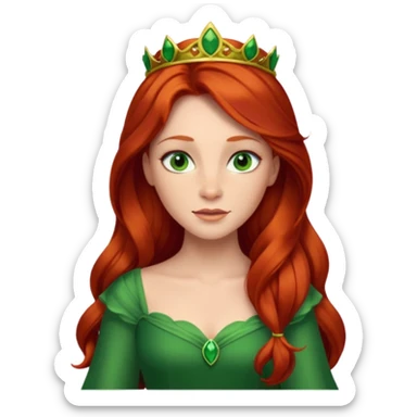 Princess Fiona as a human  sticker