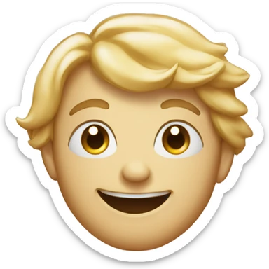 Smiling Eyeroll sticker