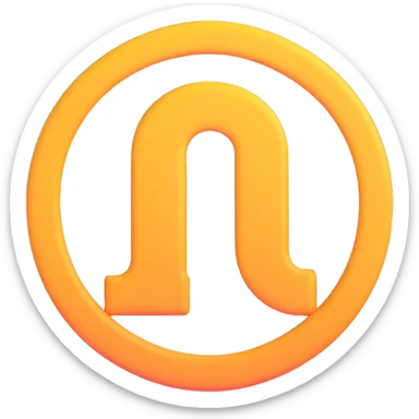 information symbol lowercase i in a circle blue clean emoji style sticker