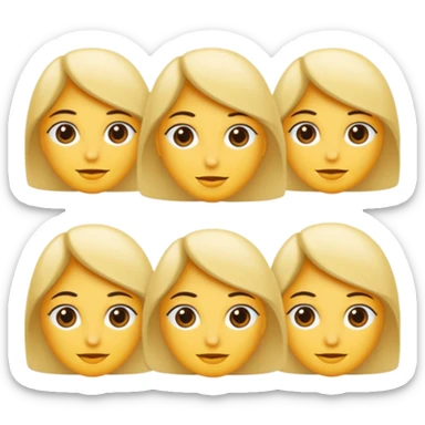 Saçları sarışın çok güzel ve çok uzun olan kadın sticker