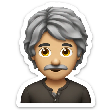 Bulgarian with a bad hair cut  sticker