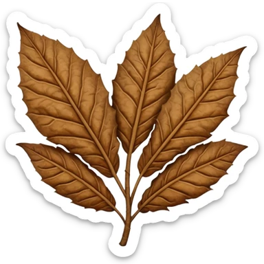 tobacco leave sticker