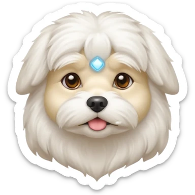 Bichon maltes sticker