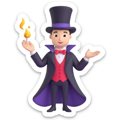 Magician  sticker