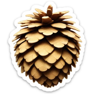 Pinecone sticker