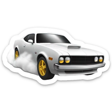 Car drifting sticker