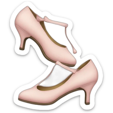 high heels dancing shoes sticker