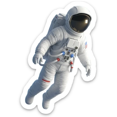 astronaut sticker