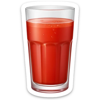 tomato juice sticker
