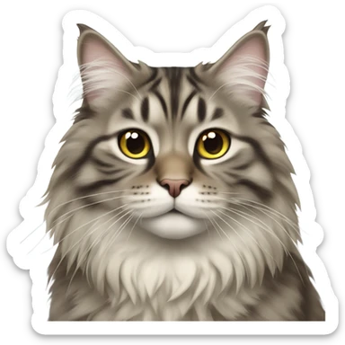 siberian forest cat sticker