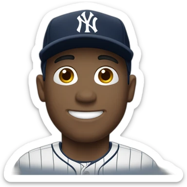 New York Yankees hat sticker