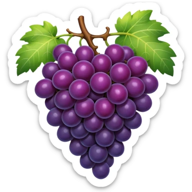 dark grapes sticker
