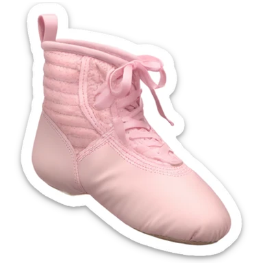 bloch pink warm up ballet booties sticker