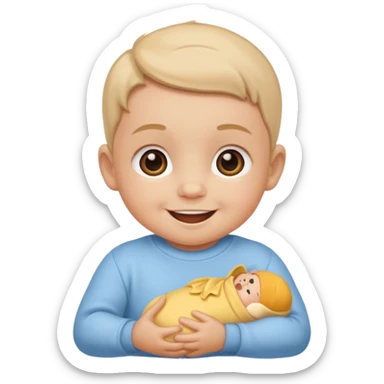 Baby photo lan sticker