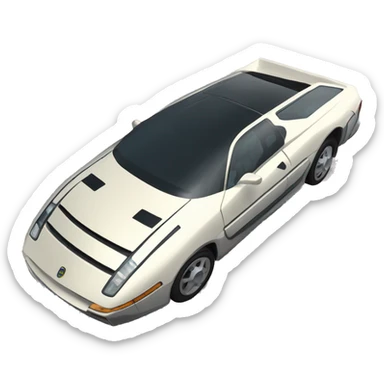 Lancia stratus 2024 retro futuristic exotic concept car prototype sticker