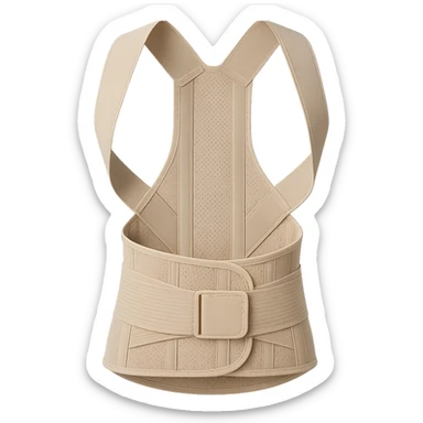 Busto Ortopedico senza sfondo sticker