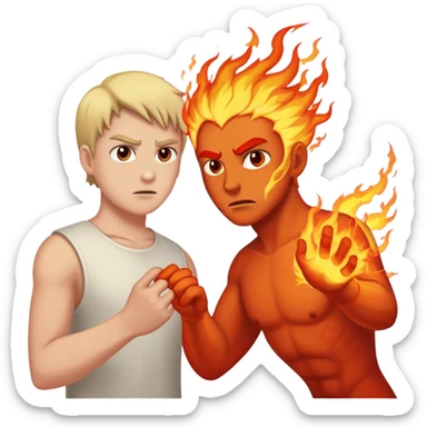 Pulling someone out of hellfire sticker