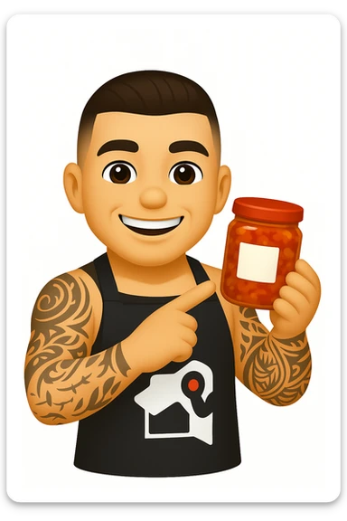 prendi spunto dalla foto Uomo che ride emoji stile iphone sticker