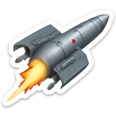 Missile souris isometric sticker