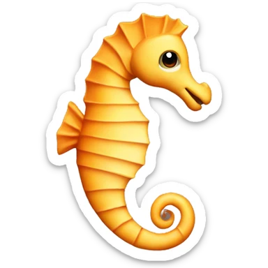 Sea horse sticker