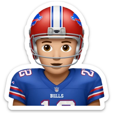 Buffalo bills Josh allen sticker
