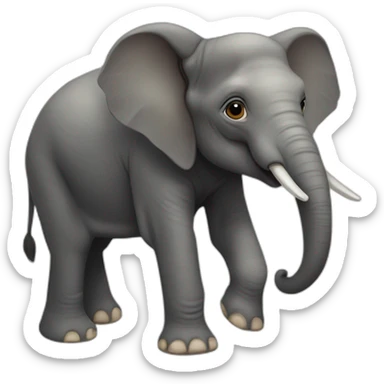 Borneo Pygmy Elephant sticker
