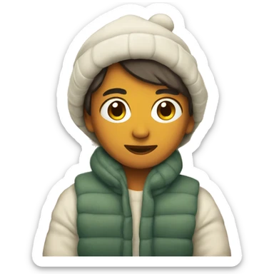 Cosy Christmas sticker